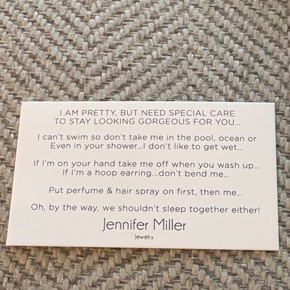 Jennifer Miller Silver Heart Pendant Necklace - NWT - Picture 4 of 4